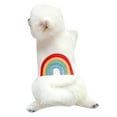 thumbnail image 1 of Dog Heart Rainbow Pattern Stitching Jacket Pet Apparel Cat Comforting Clothes, 1 of 8