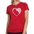 thumbnail image 1 of Dog Heart - Women's Premium Blend Word Art T-Shirt, 1 of 2