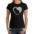 thumbnail image 1 of Dog Heart - Women's Word Art T-Shirt, 1 of 2