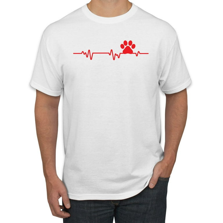 Paw Print Heartbeat For Dog Lovers T-Shirt Paw Print Heartbeat For Dog Lovers T-Shirt