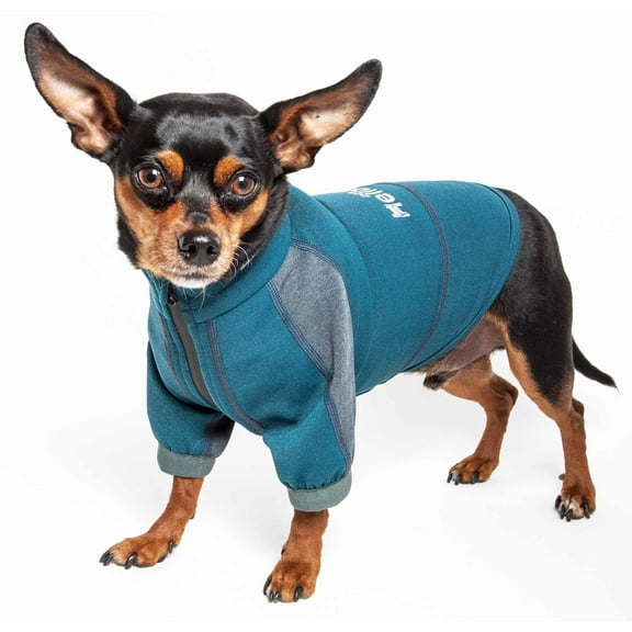 Dog Helios ® 'Eboneflow' Mediumweight 4-Way-Stretch Flexible And Breathable Performance Dog Yoga T-Shirt