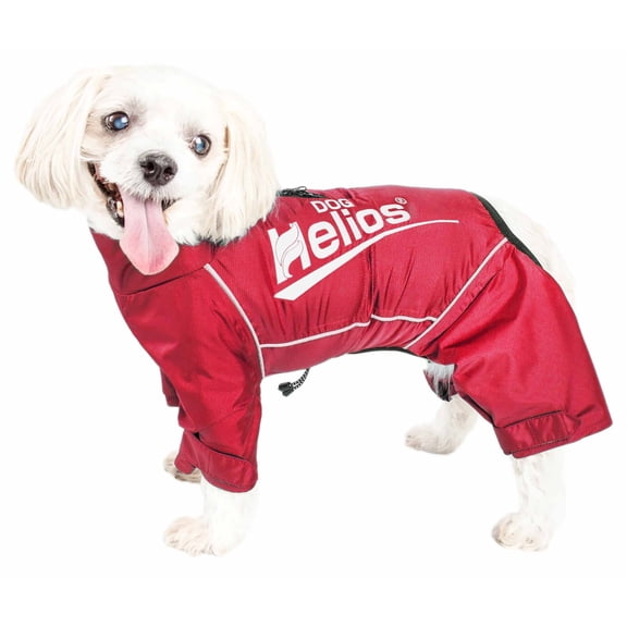 Pet Life Luxe Tira-Poochoo Tiramisu Patterned Mink Dog Coat Jacket, White And Brown - Medium
