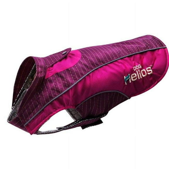 Dog Helios Reflecta-Bolt Pet Dog Coat Jacket, Hot Pink & Purple - Extra Large
