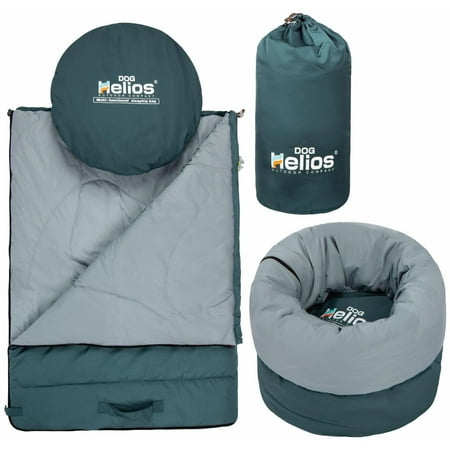 Dog Helios 'Switch-Back' 2-in-1 Convertable Travel Dog Mat and Rounded Camping Bed