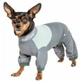 thumbnail image 1 of Dog Helios YGHL9GYXS Tail Runner 4-Way-Stretch Breathable Full Bodied Performance Dog Track Suit - Grey , Extra Small, 1 of 6