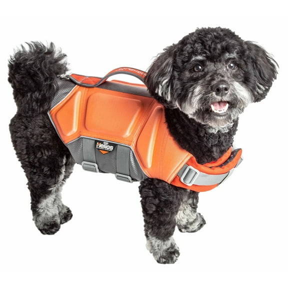 Dog Helios ® 'Tidal Guard' Multi-Point Strategically-Stitched Reflective Pet Dog Life Jacket Vest