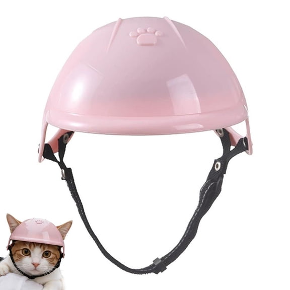Dog Helmets for Extra-Small to Small Dogs, Pet Motorcycle Helmet Hat with Ear Holes,Adjustable Straps Safety Helmetfor Outdoor Motorcycing Biking Travelling Exploring