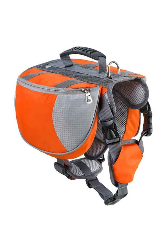 Dog Hiking Backpack for Large Breeds with Adjustable Straps and Durable Training Pack