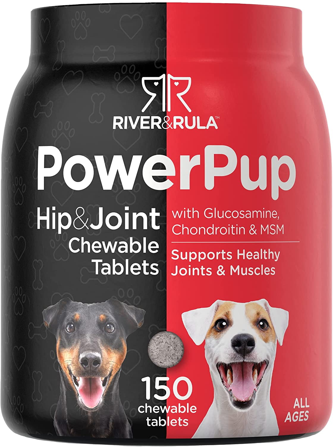 Dog Hip & Joint Supplement | 150 Chews | For Large & Small Dogs of All Ages