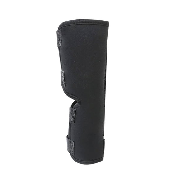 Dog Hock Brace Anti-lick Pet Knee Guard Waterproof Puppy Wound Bandage (Black L)