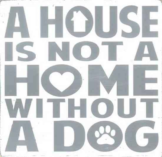 Dog Home Canvas Art - Erin Deranja (24 x 24)