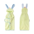 thumbnail image 1 of Dog Hooded Bathrobe Towel, Fast Drying Absorbent Pet Bath Towel, Warm Dog Drying Robe for Bath Beach Rainy Walks(Green,M), 1 of 5