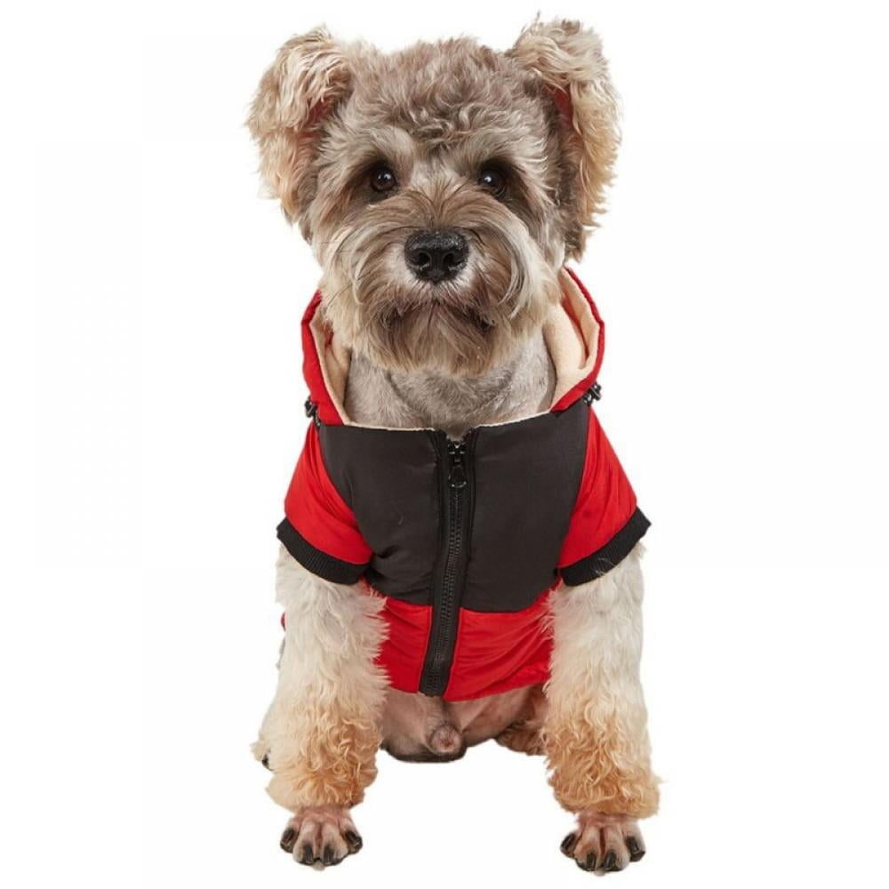 Dog Hoodie with D-Ring Harness Hole Pet Puppy Winter Sweater Cold Weather  Coat Cat Waterproof Thick Jacket Warm Chihuahua Clothes for Small Medium Dog  Cats - Walmart.com
