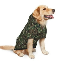 Dog Hoodie Pet Clothes Camouflage Pattern Sweater Sweatshirts Pullover Coat for Large Medium Dogs Small