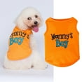 thumbnail image 1 of Dog Hoodie Pet Clothes Sweater with Hood and Pocket for Small Medium Large Size Dogs, Soft Winter Warm Dog Cold Weather Coat for Puppy Cats,Purple,X5-Orange, 1 of 5