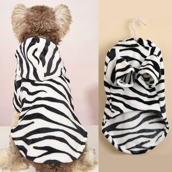 Dog Hoodie Pet Clothes Sweaters with Hat Printed Style Dog Costumes Cute Sweatshirt for Puppy Small Medium Pet Hoodie Doggie Soft Winter Pullover Coat