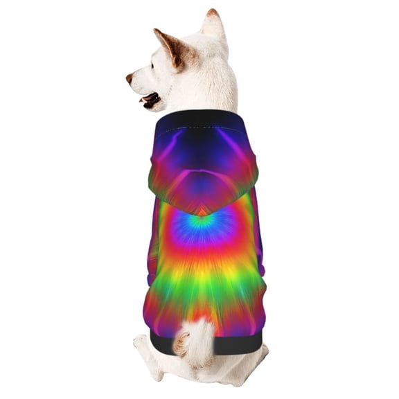 Dog Hoodies Sweatshirts Tye Dye Patterns Small Dogs Puppy Clothes Coat Small