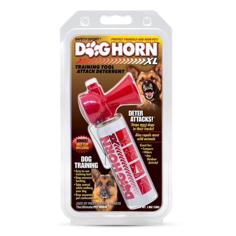 Dog Horn XL Emergency Training Aid, Attack Deterrent, Bark Control