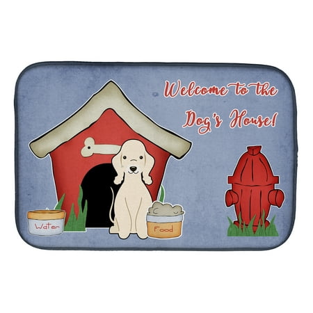 Dog House Collection Bedlington Terrier Sandy Dish Drying Mat