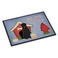 thumbnail image 1 of Dog House Collection Black Russian Terrier Indoor or Outdoor Mat - 18 x 0.25 x 27 in., 1 of 1