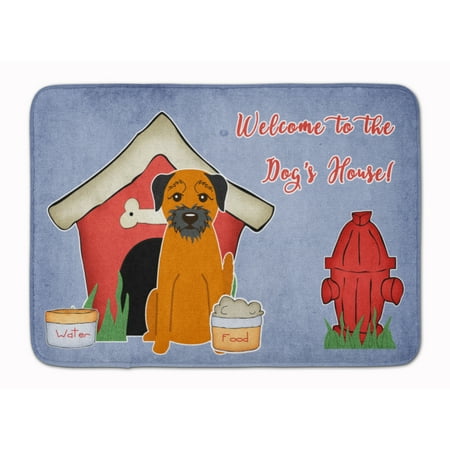 Dog House Collection Border Terrier Machine Washable Memory Foam Mat
