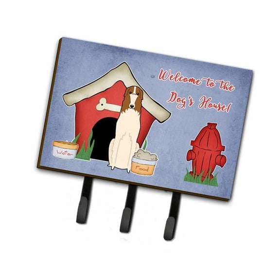Dog House Collection Borzoi Leash or Key Holder