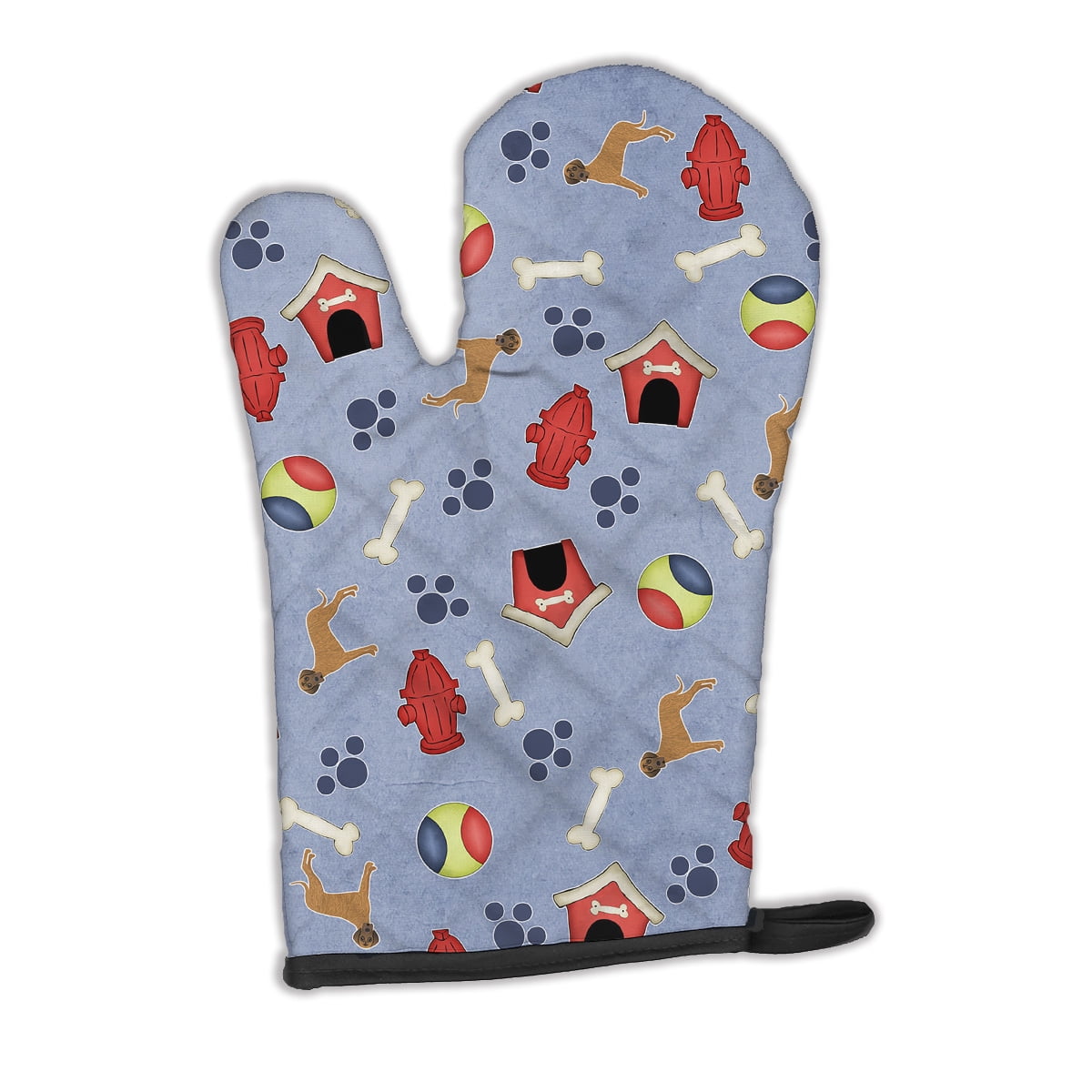 Dog House Collection Brindle Natural Great Dane Oven Mitt