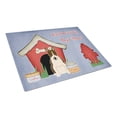 thumbnail image 1 of Dog House Collection Bull Terrier Dark Brindle Glass Cutting Board Large, 1 of 2