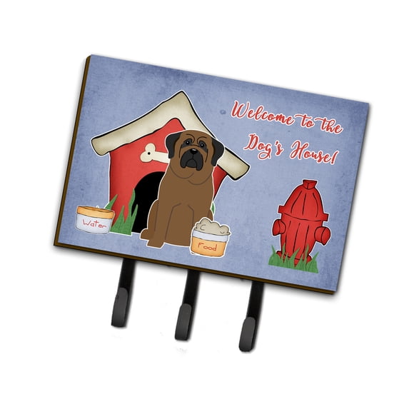 Dog House Collection Bullmastiff Leash or Key Holder