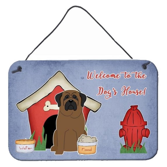 Dog House Collection Bullmastiff Wall or Door Hanging Prints
