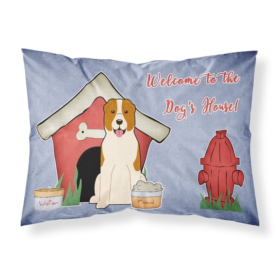 Dog House Collection Central Asian Shepherd Dog Fabric Standard Pillowcase