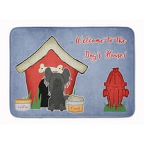 Dog House Collection Chinese Crested Black Machine Washable Memory Foam Mat