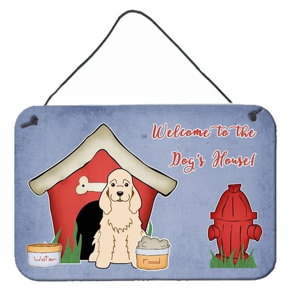 Dog House Collection Cocker Spaniel Buff Wall or Door Hanging Prints