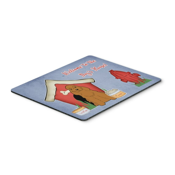 Dog House Collection Cocker Spaniel Red Mouse Pad Hot Pad or Trivet