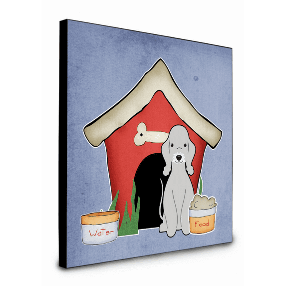 Carolines Treasures BB2844UP88 Dog House Collection Bedlington Terrier Blue Artwork Wall Panel, , multicolor