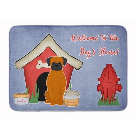Dog House Collection Fawn Boxer Machine Washable Memory Foam Mat