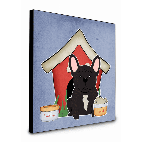 Dog House Collection French Bulldog Brindle Artwork Wall Panel