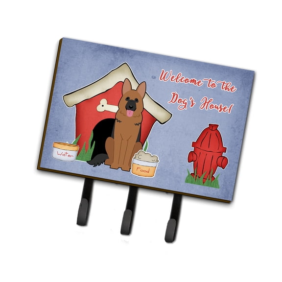 Dog House Collection German Shepherd Leash or Key Holder