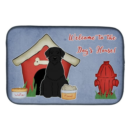 Dog House Collection Giant Schnauzer Dish Drying Mat