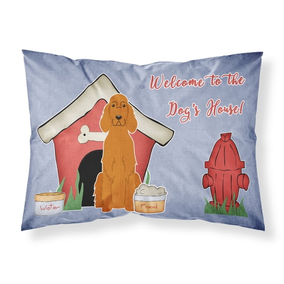 Dog House Collection Irish Setter Fabric Standard Pillowcase
