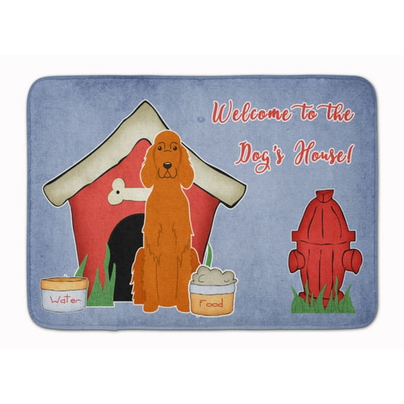 Dog House Collection Irish Setter Machine Washable Memory Foam Mat