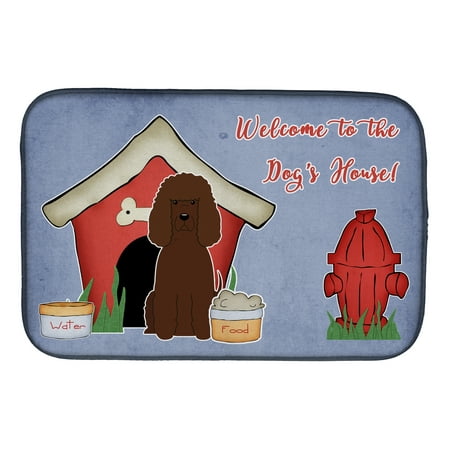 Dog House Collection Irish Water Spaniel Dish Drying Mat