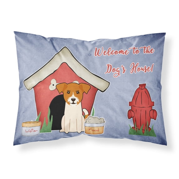 Dog House Collection Jack Russell Terrier Fabric Standard Pillowcase