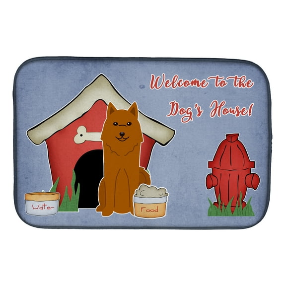 Dog House Collection Karelian Bear Dog Dish Drying Mat