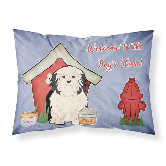 Dog House Collection Lowchen Fabric Standard Pillowcase