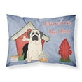 thumbnail image 1 of Dog House Collection Mastiff White Fabric Standard Pillowcase, 1 of 2