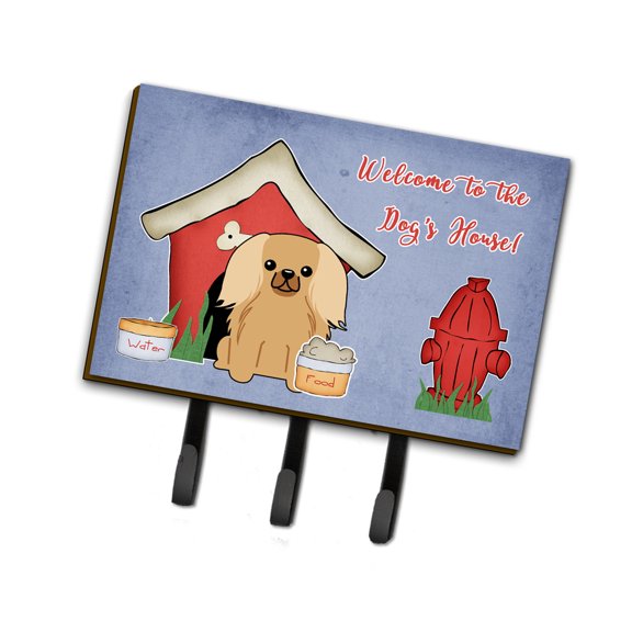 Dog House Collection Pekingese Fawn Sable Leash or Key Holder