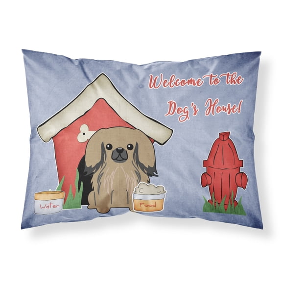 Dog House Collection Pekingese Tan Fabric Standard Pillowcase