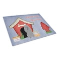 thumbnail image 1 of Dog House Collection Poodle Silver Glass Cutting Board Large, 1 of 2