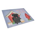 thumbnail image 1 of Dog House Collection Pug Black Glass Cutting Board Large, 1 of 2